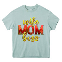 Arona wife mom boss Heavy Core Tee - texasbilliewilder