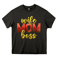 Asphalt wife mom boss Heavy Core Tee - texasbilliewilder