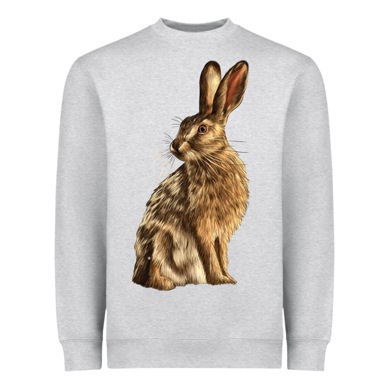 Hares Heavyweight Sweatshirt by LillyAllenDesigns | Teevron