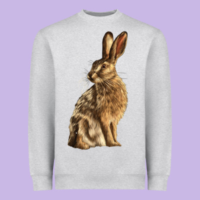 Hares Heavyweight Sweatshirt Designed By Lillyallendesigns