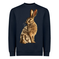 Navy Hares Heavyweight Sweatshirt - LillyAllenDesigns