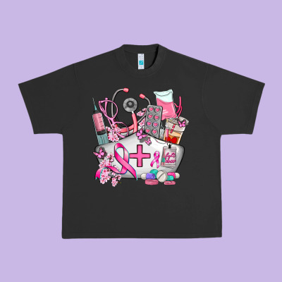 Nurse Cancer Urban Heavy Tee Designed By Adodesignshop