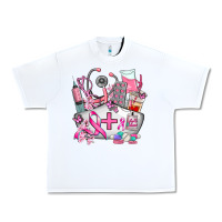 White nurse cancer Urban Heavy Tee - AdoDesignShop