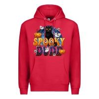 Cardinal Spooky Dude Premium Hoodie - texasbilliewilder