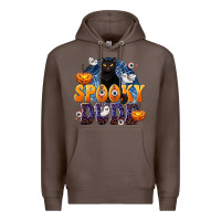 Coffee Spooky Dude Premium Hoodie - texasbilliewilder