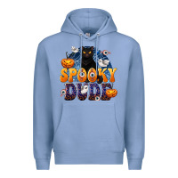 Colony Blue Spooky Dude Premium Hoodie - texasbilliewilder