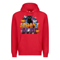 Red Spooky Dude Premium Hoodie - texasbilliewilder