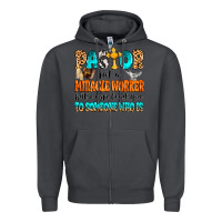 Smoke Pastor not a miracle worker Zipper Hoodie - MaliasSmallBusiness