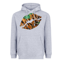 Heather Grey Tiger Lips Heavyweight Hoodie - Bettercallsaul