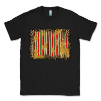 Black christmas reindeers leopard background Classic Tee - BarkalooDesign