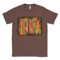Chestnut christmas reindeers leopard background Classic Tee - BarkalooDesign