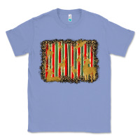 Colony Blue christmas reindeers leopard background Classic Tee - BarkalooDesign