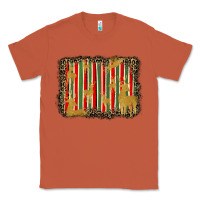 Copper christmas reindeers leopard background Classic Tee - BarkalooDesign