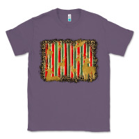 Lavender christmas reindeers leopard background Classic Tee - BarkalooDesign