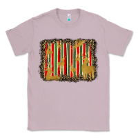 Lilac christmas reindeers leopard background Classic Tee - BarkalooDesign