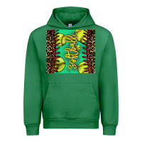 Emerald Softball leopard tumbler Urban Hoodie - HowdyJamesFarm