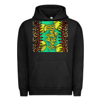 Pigment Black Softball leopard tumbler Urban Hoodie - HowdyJamesFarm