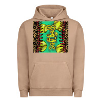 Pigment Burro Softball leopard tumbler Urban Hoodie - HowdyJamesFarm