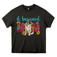 Asphalt western st bernard mom Heavy Core Tee - texasbilliewilder