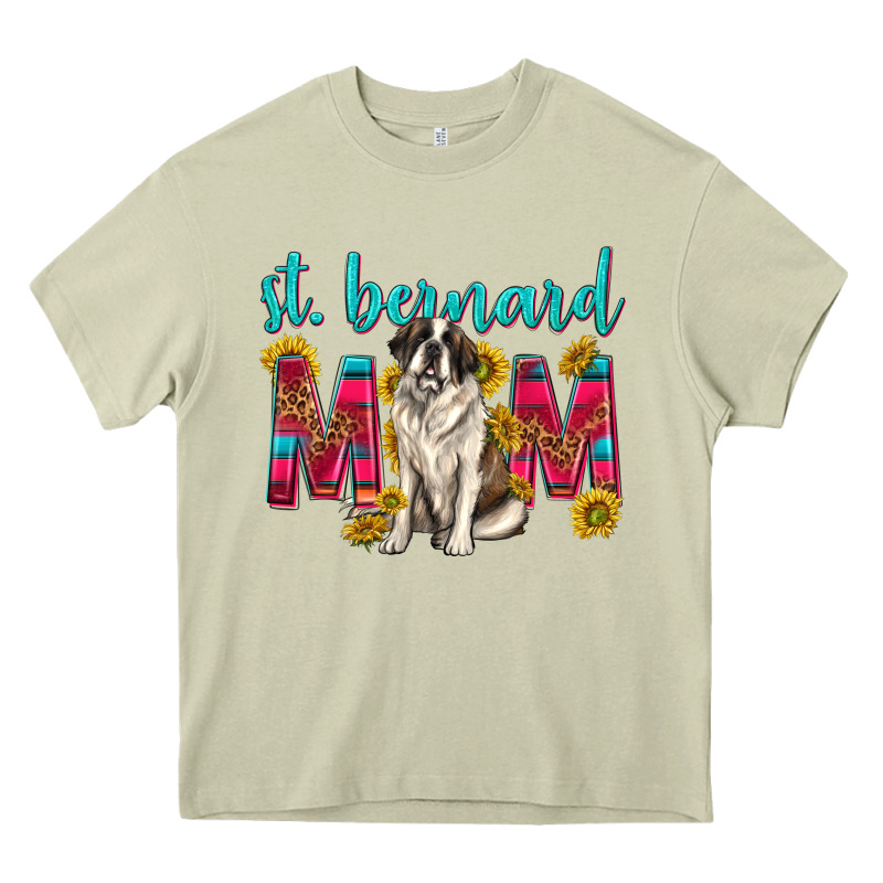 Western St Bernard Mom Heavy Core Tee by texasbilliewilder | Teevron
