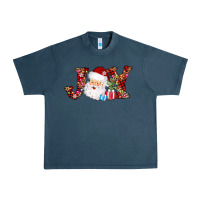 Midnight Navy joy christmas santa Urban Heavy Tee - AdoDesignShop