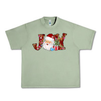 Oil Green joy christmas santa Urban Heavy Tee - AdoDesignShop