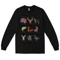 Black god says i am hunting Long Sleeve Tee - MaliasSmallBusiness