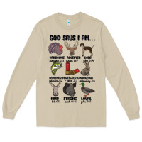 Mushroom god says i am hunting Long Sleeve Tee - MaliasSmallBusiness