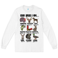 White god says i am hunting Long Sleeve Tee - MaliasSmallBusiness