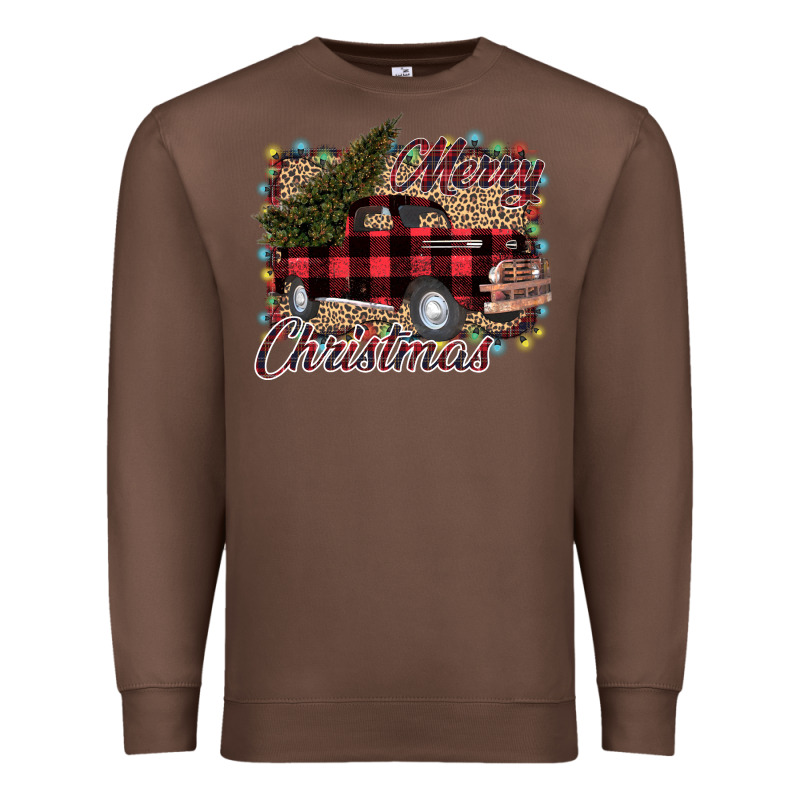 Merry Christmas Truck Premium Sweatshirt by Bettercallsaul | Teevron