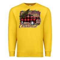 Lemon Merry Christmas Truck Premium Sweatshirt - Bettercallsaul