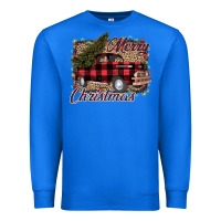 True Royal Merry Christmas Truck Premium Sweatshirt - Bettercallsaul