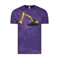 Cloud Purple excavator Vintage Tee - Artiststas