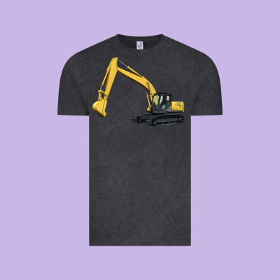 Excavator Vintage Tee Designed By Artiststas