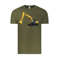 Vintage Olive excavator Vintage Tee - Artiststas