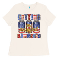Bone getting star spangled hammared Ladies Tee - texasbilliewilder