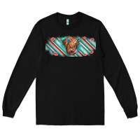 Black cow floral Long Sleeve Tee - JahusDesignShop