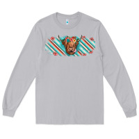 Moon Dust cow floral Long Sleeve Tee - JahusDesignShop
