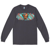 Smoke cow floral Long Sleeve Tee - JahusDesignShop
