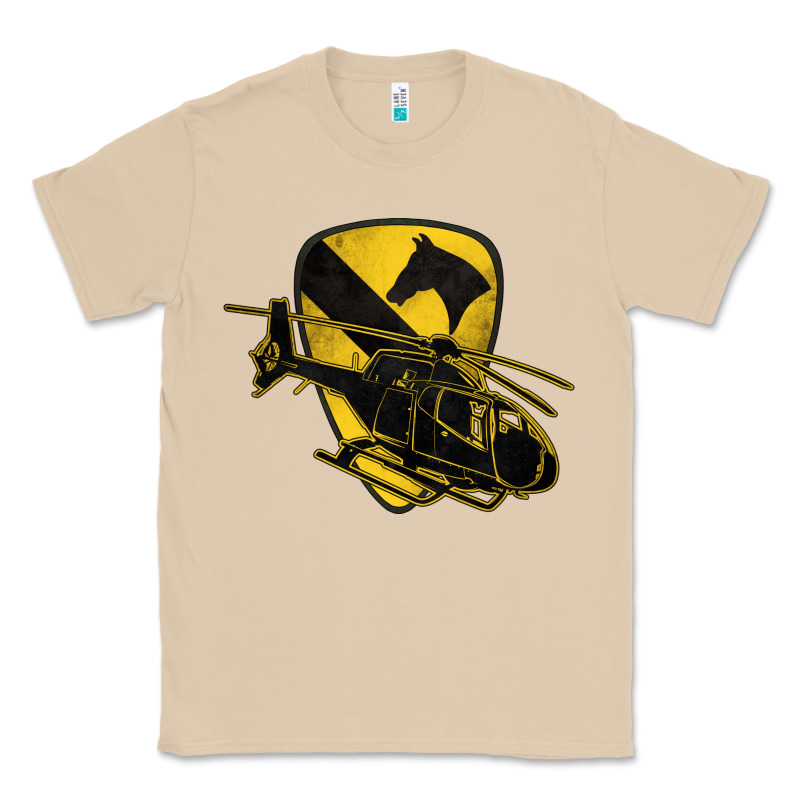 1st Cavalry Division Chopper Helicopter Air Cav Classic Tee by Jasminsmagicworld | Teevron