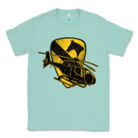Seafoam 1st cavalry division chopper helicopter air cav Classic Tee - Jasminsmagicworld