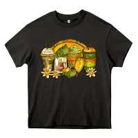 Asphalt frog coffee cups Heavy Core Tee - Zillion Design Studio
