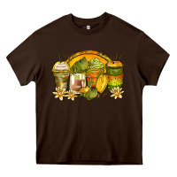Frog Coffee Cups Heavy Core Tee | Teevron