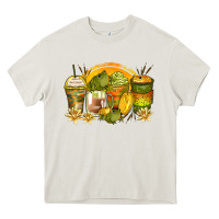 Cream frog coffee cups Heavy Core Tee - Zillion Design Studio