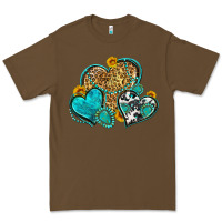 Western Turquoise Hearts Premium Tee | Teevron
