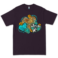 Plum western turquoise hearts Premium Tee - Zillion Design Studio
