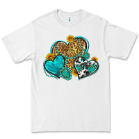 White western turquoise hearts Premium Tee - Zillion Design Studio