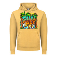 Vintage Mustard sun salt sand summer Vintage Hoodie - Jasminsmagicworld