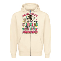 Sandshell some days i rock it some days it rocks me Zipper Hoodie - MaliasSmallBusiness