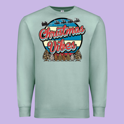 Christmas Vibes Premium Sweatshirt Designed By Bettercallsaul